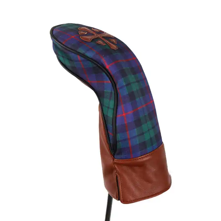 Custom Tartan Golf Headcovers