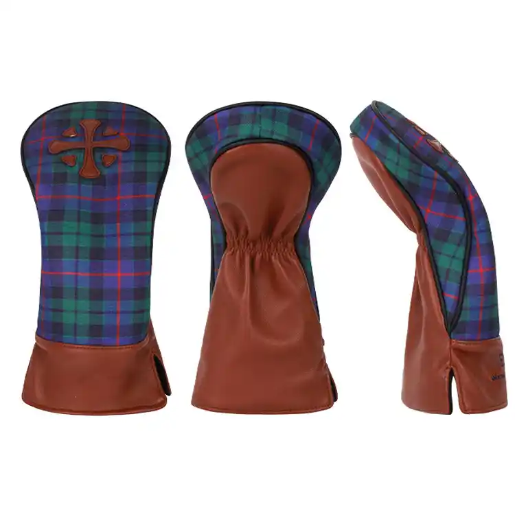 Custom Tartan Golf Headcovers